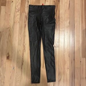 SPANX Glossy Black Leggings